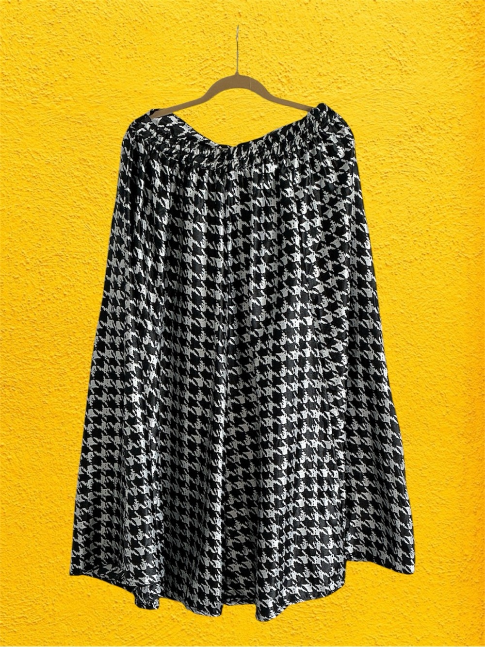 Truly 4 You High-Waist Houndstooth Women’s Midi Skirt Office Chic Skirt EUC- PXL - Picture 5 of 13